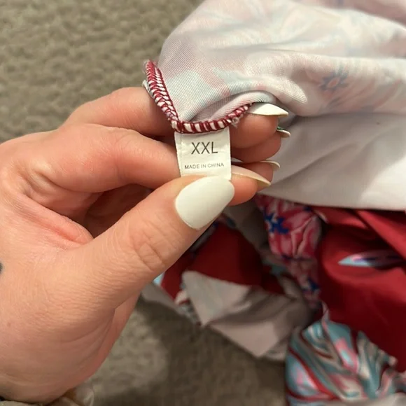 Floral print with one piece swimsuit - Picture 5 of 5